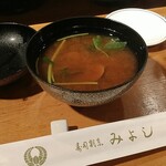 みよし寿司 - お椀＆ノンアル