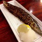 大衆酒場 フジヤ - 秋刀魚の塩焼き