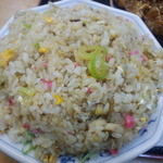 鳥の唐揚げセットのチャーハン