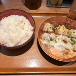 Matsuridaiko - 味噌チーズカツ丼 ダブル、ご飯大盛り