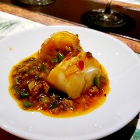 中国四川酒家 蔓山 - 火を通しても、この大きさ。惜しげもなく大皿にたっぷり。