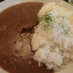 ひだまり食堂 - 家で作った欧風カレー　ドライパセリがユニーク