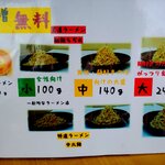 味噌の達人 - 麺量をオーダー