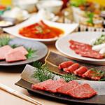 黒毛和牛焼肉きっしゃん北新地永楽町 松 - 梅コース