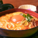 月見親子丼