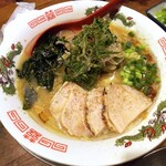 金町製麺 - 冷たい煮干味噌そば