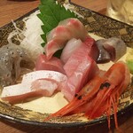 金町製麺 - 刺身盛