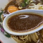 Aozora - こちらも黒めなスープです。