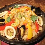Buttery Seafood garlic rice