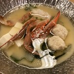 ホテルゆ華 - 蟹の味噌汁