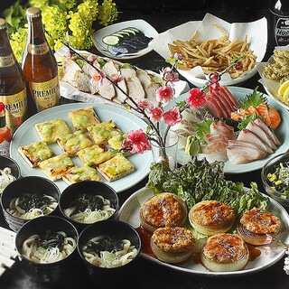 飲放付コースが3300円～！