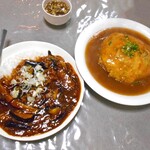 老広東 - 麻婆ナス飯 ＆ 天津飯