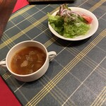 Kicchin Shizuka - スープとサラダ