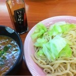 らーめん むつみ屋 - 爆裂辛みそつけ麺、汗は出てきたものの爆裂程は辛く無かったような^^;