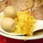 ラーメン二郎 - ショウガ半分