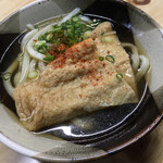 讃岐うどん がもう - あつい小とアゲ　250円