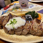 ロイヤルホスト - アンガスサーロインステーキ ワンポンド450g(¥3980)