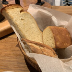 ベーカリー&レストラン 沢村 - 最初のパンバスケット
