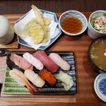 スシ ダイニング 漣 - さざなみランチ