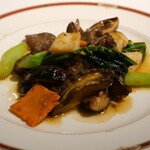 聘珍樓 - 鮑と帆立の野菜炒め