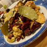中国料理 旦 - 辣子鶏 鶏肉 ナッツスパイシー炒め(¥950)