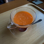 やすらぎの里 - 2日目朝 人参と生姜のスムージー