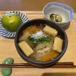 やすらぎの里 -  6日目朝 季節のうどん