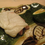 くろぎ - クエのしゃぶしゃぶ  すだち  ポン酢