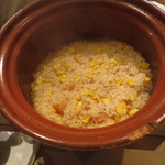 くろぎ - 玉蜀黍と貝柱の御飯