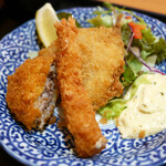 個室居酒屋 まぐろ食べ放題 魚三蔵 - 特製 ミックスフライ定食 ¥750