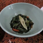 女人堂 - 夕食①（青菜お浸し）