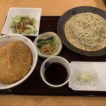 Echigo Nagaoka Kojimaya - 新潟名物タレかつ丼セットです。（2020年10月）