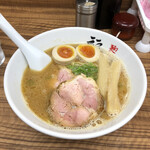 麺や　福座 - 福座ラーメン+煮玉子