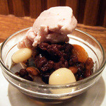 渋谷シャーベットチェー(800円) ※りんごとミルクシャーベット