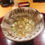 おかもと - 生姜葛豆腐. 鼈の出汁餡で.