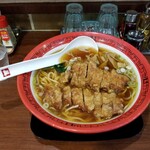 万世麺店 - ダブル排骨麺。