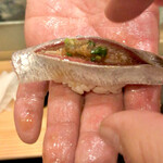 鮨処 多田 - 握り イワシ