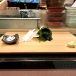 鮨処 多田 - 塩パラ山葵の予感