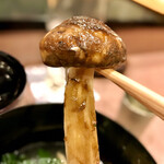 鮨処 多田 - 椀物 松茸とクエ 松茸リフト