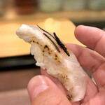 鮨処 多田 - 握り 白甘鯛 リフト