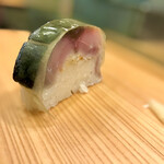 鮨処 多田 - 鯖の棒ずし