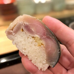 鮨処 多田 - 鯖の棒ずし リフト