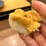 鮨処 多田 - 握り ウニ