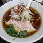 地鶏Soba十五屋 - 鶏醤油＋メンマ