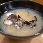 日本橋蛎殻町 すぎた - しじみの味噌汁