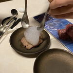 和牛焼肉 ワンダフィレ - 2020年10月 おもてなしKコース¥14.850 泡タン