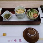 Higashizakura Mizuho - 前菜
                      茶碗蒸し、サラダなど