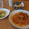 洋食・パスタ HOT - トマトとバジルとモッツァレラチーズのスパゲッティ 大盛り