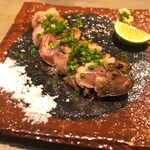 炭火焼鳥きびたき - 川俣シャモのタタキ