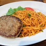 蕎麦と勝めし 市場の◯すけ - ナポリタンハンバーグ